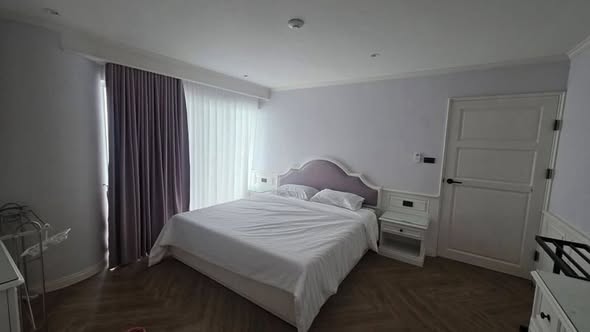 bedroom of Sky Beach Condominium