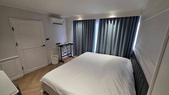 bedroom of Sky Beach Condominium