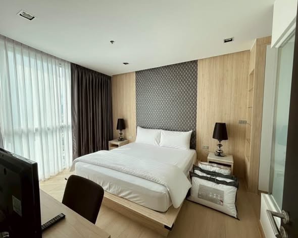 bedroom of Sky Walk Residences