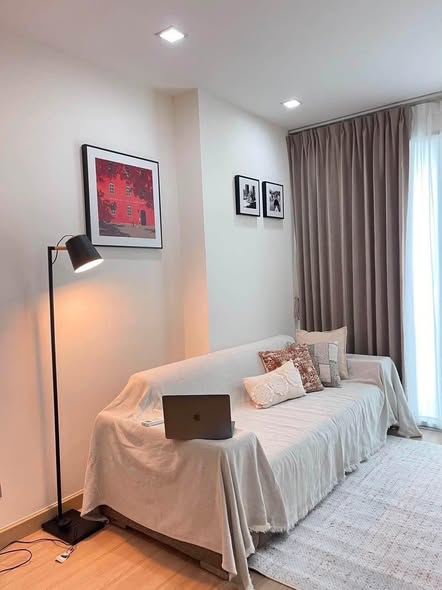 bedroom and living room of Sky Walk Residences