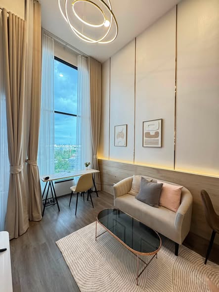 living room and bedroom of So Origin Kaset Interchange