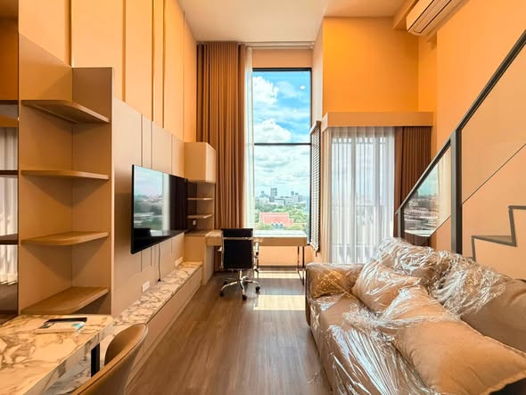 living room and bedroom of So Origin Kaset Interchange