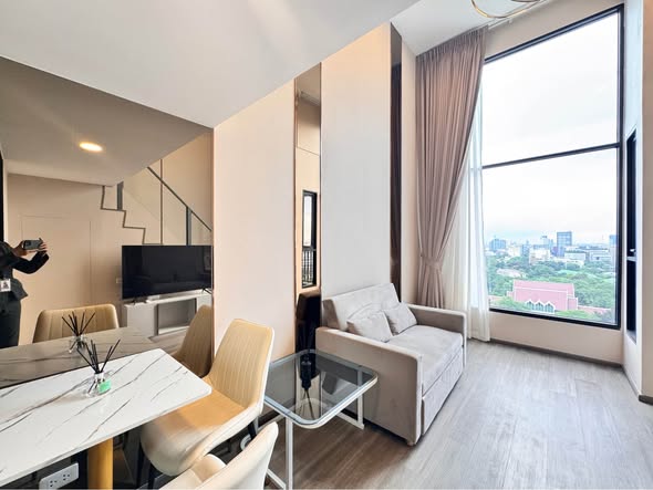 living room and bedroom of So Origin Kaset Interchange