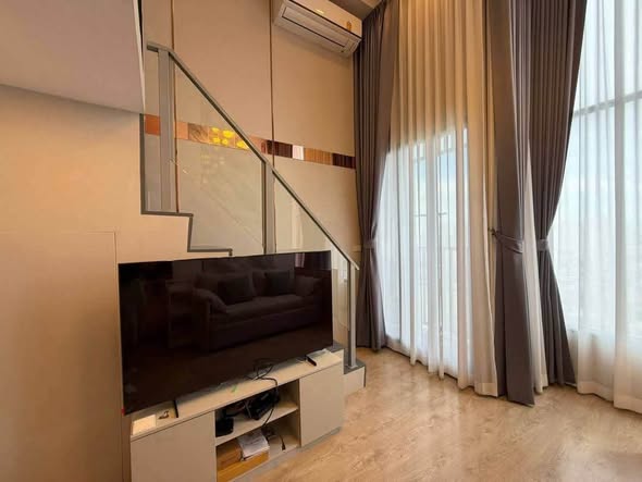 living room and bedroom and room interior of SOHO​ BANGKOK​ RATCHADA​