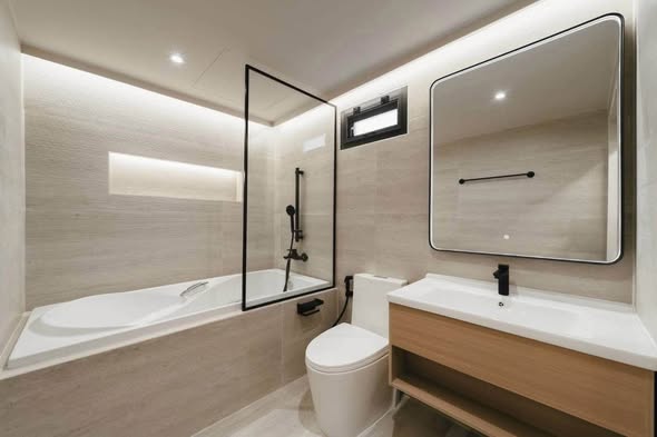 bathroom of SPACE Townhome
