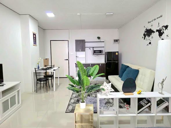 living room of SR Complex condo