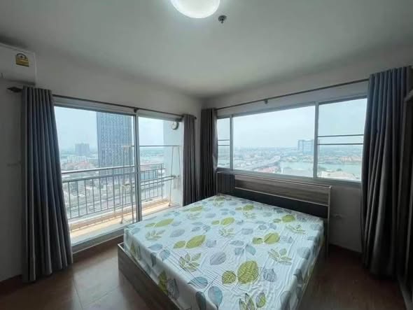 bedroom of Supalai City Resort Station Pranangklao – Chaophraya