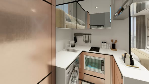bathroom and kitchen of Supalai Icon Sathon
