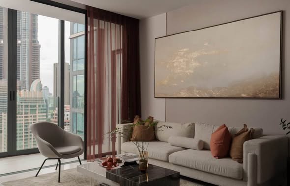 living room of Supalai Icon Sathon