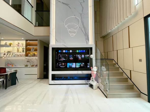 living room and kitchen of Supalai Icon Sathon