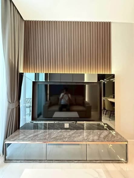 living room and room interior and bathroom and kitchen of Supalai Icon Sathon