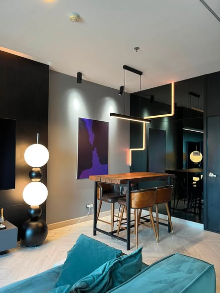 living room of Supalai Loft Talat Phlu Station