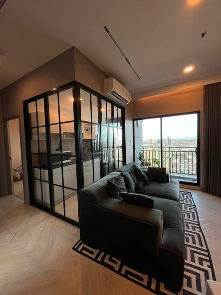 living room and room interior of Supalai Loft Talat Phlu Station