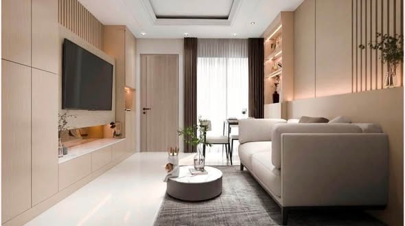 bedroom and living room of Supalai Oriental Sukhumvit 39
