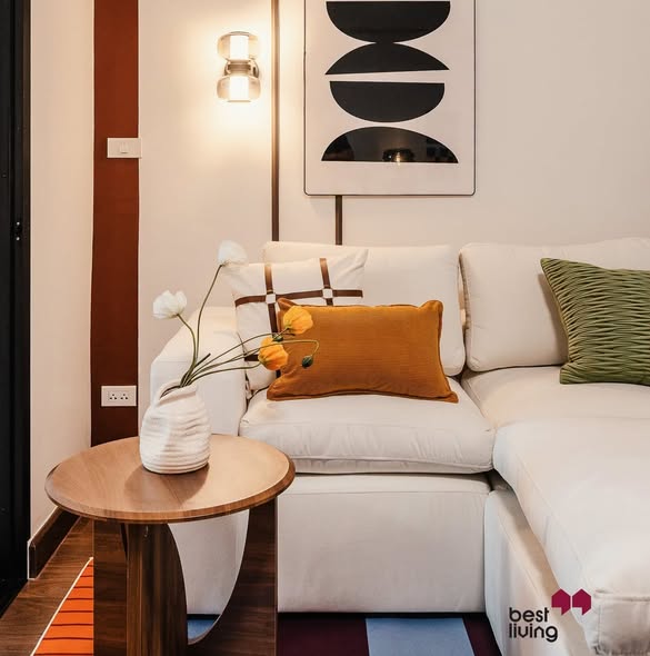 living room and room interior of Supalai Park Srinagarindra