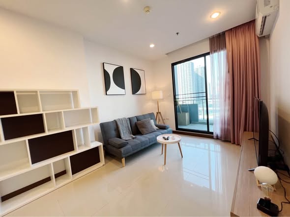 living room and bedroom of Supalai Premier @ Asoke