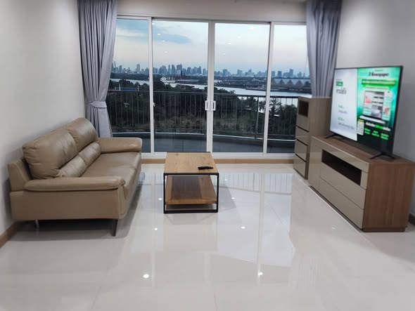 living room of Supalai Riva Grande Rama 3 ศุภาลัย ริวา แกรนด์ พระราม 3
