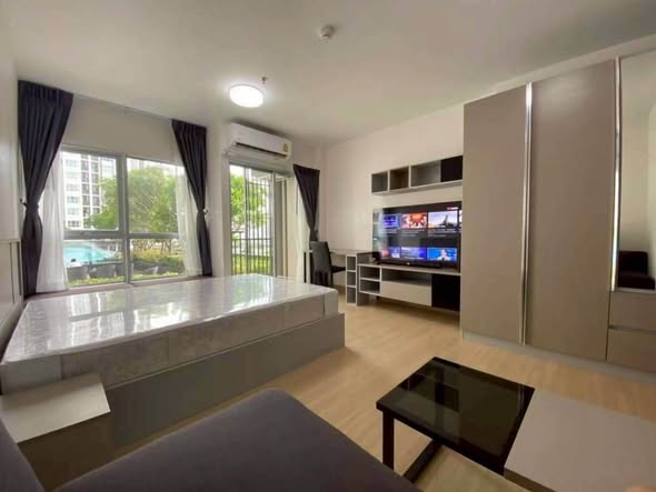 bedroom and living room of Supalai Veranda Rama 9