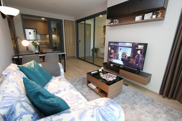 living room and bedroom of TAKA HAUS ทากะ เฮาส์