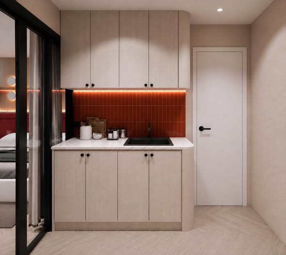 bedroom of Tarntip Garden Place Condominium