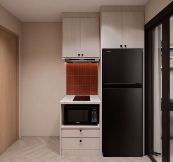 kitchen of Tarntip Garden Place Condominium