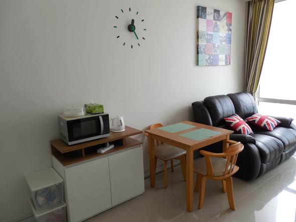 living room and bedroom and room interior of TC-Green Condominium