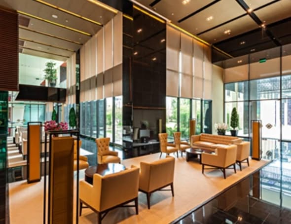 living room and room interior of The Address Sathorn
