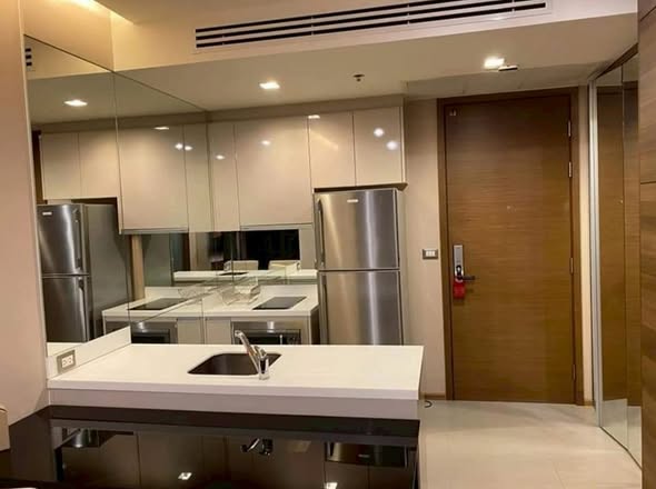 room interior and kitchen of The Address Sathorn