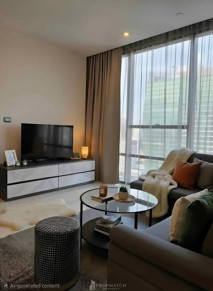 bedroom and living room of The Bangkok Sathorn