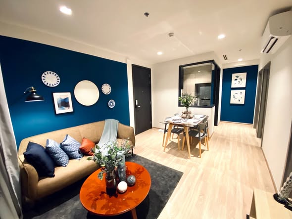 living room of THE BASE Garden Rama 9