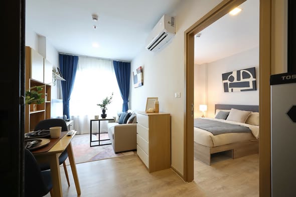 bedroom of THE BASE Height-Chiang Mai