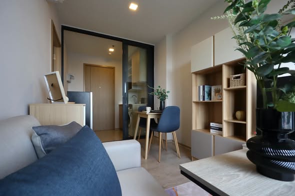 living room of THE BASE Height-Chiang Mai