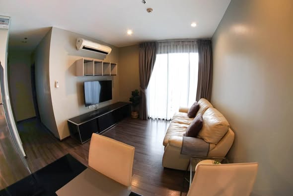 bedroom and living room of THE BASE Park West – Sukhumvit 77