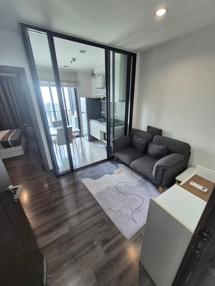 living room and room interior of THE BASE Park West – Sukhumvit 77