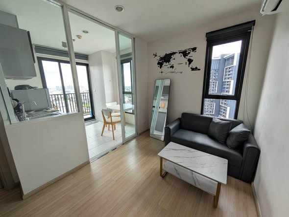 living room and room interior of THE BASE Rama 9-Ramkhamhaeng