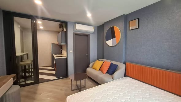 bedroom of THE BASE Saphanmai
