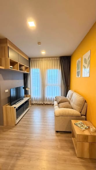 bedroom and living room of THE BASE Sukhumvit 50