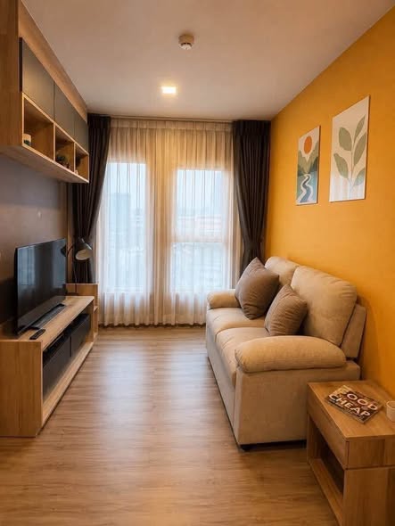 bedroom and living room of THE BASE Sukhumvit 50