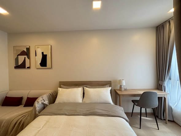 bedroom of The Base Urban Rama9