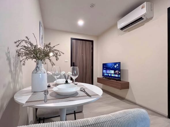 living room of The Belgravia @ Ratchada17 (Sale Office)