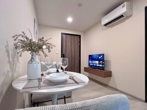 living room of The Belgravia @ Ratchada17 (Sale Office)