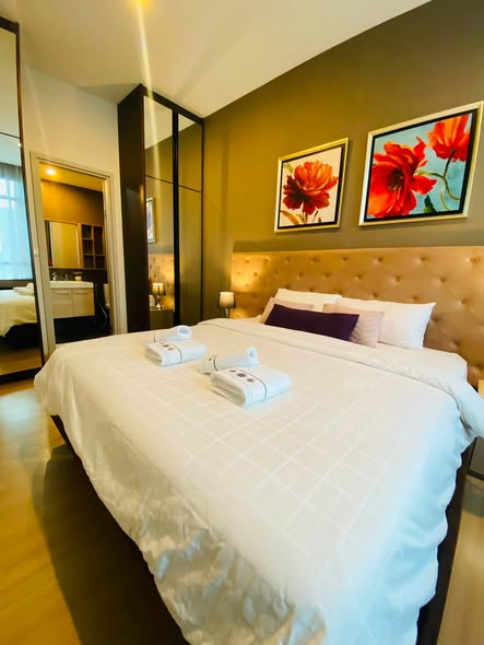 bedroom of The Capital Condo Ekkamai-Thong Lo