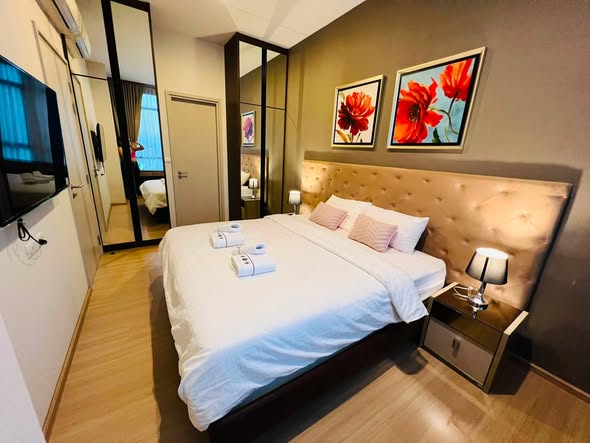 bedroom of The Capital Condo Ekkamai-Thong Lo