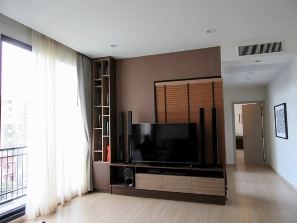 bedroom and living room and room interior of The Capital Condo Ekkamai-Thong Lo
