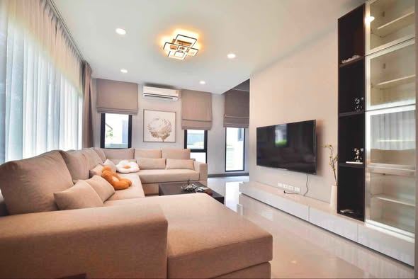 bedroom and living room of The City Bangna