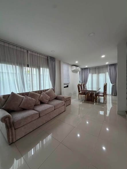 living room and bedroom of The City Ramintra 2 เดอะ ซิตี้ รามอินทรา 2