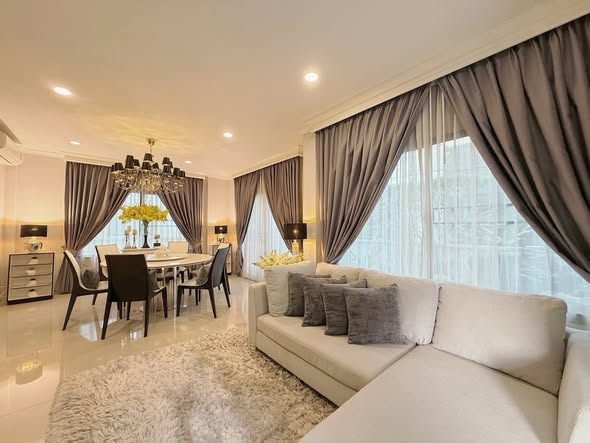 living room and bedroom of The City Ramintra