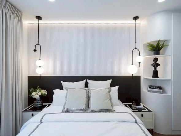 bedroom of The Clover