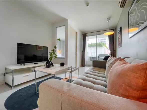 living room of The Clover