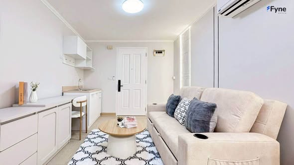 living room of The Clover
